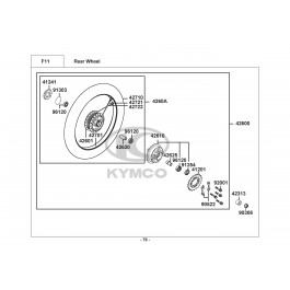 ACTIV 50 SR-ΟΠΙΣΘΙΟΣ ΤΡΟΧΟΣ