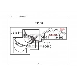 VISA R 110-ΕΜΠΡΟΣΘΙΟ ΦΑΝΑΡΙ