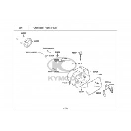 ACTIV SR 125 E3-ΚΑΠΑΚΙ ΔΕΞΙΟΥ ΚΑΡΤΕΡ