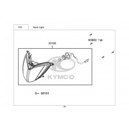 ACTIV SR 125 E3-ΕΜΠΡΟΣΘΙΟ ΦΑΝΑΡΙ