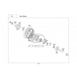 STRAIGHT 125-ΟΠΙΣΘΙΟΣ ΤΡΟΧΟΣ