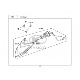 KXR 250-ΕΜΠΡΟΣΘΙΟ ΦΑΝΑΡΙ