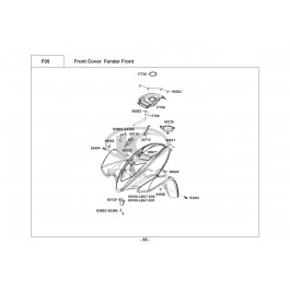 KXR 250-ΜΠΡΟΣΤΙΝΟ ΚΑΛΥΜΜΑ-ΦΤΕΡΟ ΕΜΠΡΟΣ