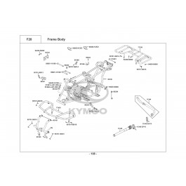 MXU 1.7 GREEN LINE-ΣΚΕΛΕΤΟΣ-ΒΑΣΗ ΚΙΝΗΤΗΡΑ