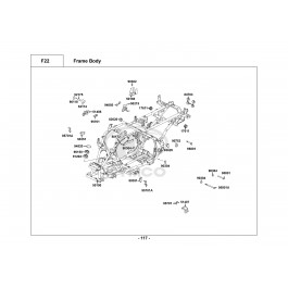 MXU 3.10 GREEN LINE-ΣΚΕΛΕΤΟΣ-ΒΑΣΗ ΚΙΝΗΤΗΡΑ