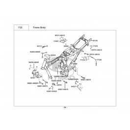 CK 125-ΣΚΕΛΕΤΟΣ-ΒΑΣΗ ΚΙΝΗΤΗΡΑ