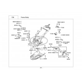 PEOPLE ONE 125i CBS E4-ΣΚΕΛΕΤΟΣ-ΒΑΣΗ ΚΙΝΗΤΗΡΑ