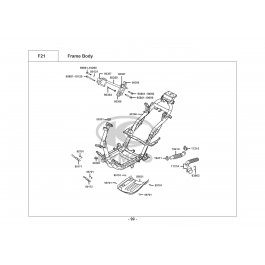 B&W 50 RR-ΣΚΕΛΕΤΟΣ-ΒΑΣΗ ΚΙΝΗΤΗΡΑ