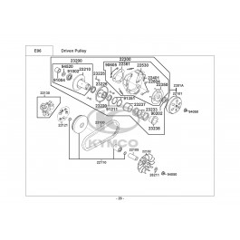 LIKE II 125i CBS E4-ΙΜΑΝΤΑΣ ΚΙΝΗΣΗΣ ΗΜΙΤΡΟΧΑΛΙΕΣ