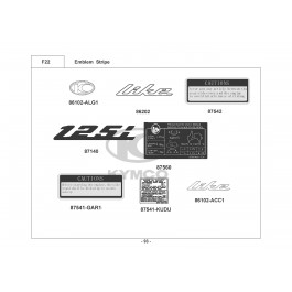 LIKE II 125i CBS E4-ΑΥΤΟΚΟΛΛΗΤΑ