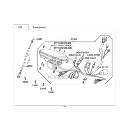MOVIE 125 XL-ΤΑΧΥΜΕΤΡΟ (ΚΟΝΤΕΡ)