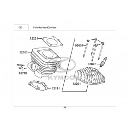 VITALITY 50 2T-ΚΕΦΑΛΗ ΚΥΛΙΝΔΡΟΥ