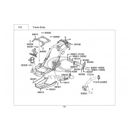 VITALITY 50 2T-ΣΚΕΛΕΤΟΣ-ΒΑΣΗ ΚΙΝΗΤΗΡΑ
