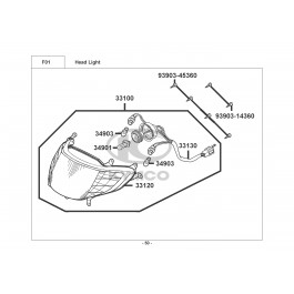 MOVIE 150 XL E3-ΕΜΠΡΟΣΘΙΟ ΦΑΝΑΡΙ