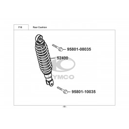 VITALITY 50 4T-ΑΜΟΡΤΙΣΕΡ ΟΠΙΣΘΙΑ