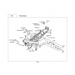 QUANNON 125-ΣΚΕΛΕΤΟΣ-ΒΑΣΗ ΚΙΝΗΤΗΡΑ