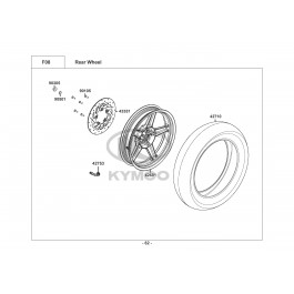 AGILITY 125i CBS E4-ΟΠΙΣΘΙΟΣ ΤΡΟΧΟΣ