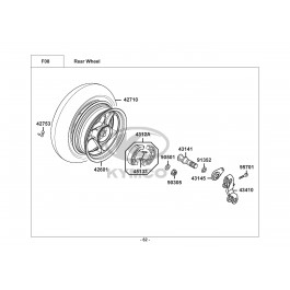 ZX 50 E2-ΟΠΙΣΘΙΟΣ ΤΡΟΧΟΣ
