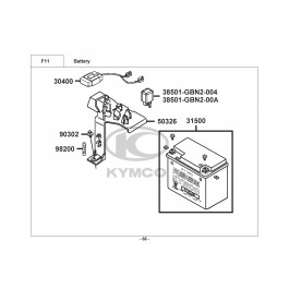 ZX 50 E2-ΜΠΑΤΑΡΙΑ