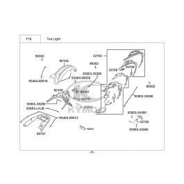 X-TOWN 300i 2018 SPECIAL EDITION-ΟΠΙΣΘΙΟ ΦΑΝΑΡΙ-ΟΠΙΣΘΙΟ ΦΤΕΡΟ
