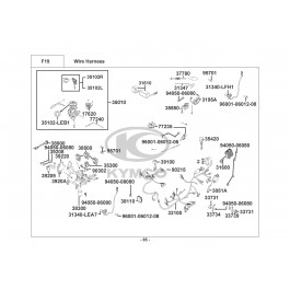 X-TOWN 300i 2018 SPECIAL EDITION-ΚΑΛΩΔΙΩΣΗ-ΗΛΕΚΤΡΙΚΑ ΜΕΡΗ
