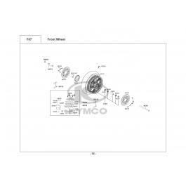 XCITING S 400i ABS Noodoe E4-ΕΜΠΡΟΣΘΙΟΣ ΤΡΟΧΟΣ