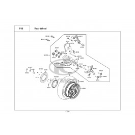 XCITING S 400i ABS Noodoe E4-ΟΠΙΣΘΙΟΣ ΤΡΟΧΟΣ