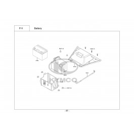 XCITING S 400i ABS Noodoe E4-ΜΠΑΤΑΡΙΑ
