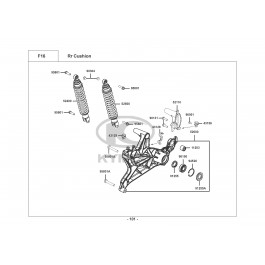 XCITING S 400i ABS Noodoe E4-ΑΜΟΡΤΙΣΕΡ ΟΠΙΣΘΙΑ