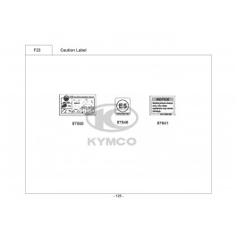 XCITING S 400i ABS Noodoe E4-ΑΥΤΟΚΟΛΛΗΤΑ ΠΡΟΕΙΔΟΠΟΙΗΣΕΩΝ