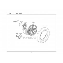 AGILITY 16+ 200i ABS E4-ΟΠΙΣΘΙΟΣ ΤΡΟΧΟΣ