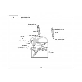 AGILITY 16+ 200i ABS E4-ΑΜΟΡΤΙΣΕΡ ΟΠΙΣΘΙΑ
