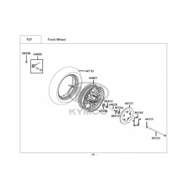 AGILITY CARRY 125-ΕΜΠΡΟΣΘΙΟΣ ΤΡΟΧΟΣ
