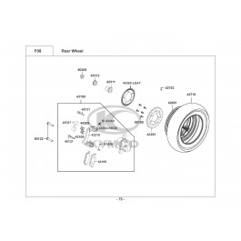 DOWNTOWN 350i TCS E5 NOODOE-ΟΠΙΣΘΙΟΣ ΤΡΟΧΟΣ