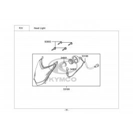 AGILITY 50F 4T E4-ΕΜΠΡΟΣΘΙΟ ΦΑΝΑΡΙ