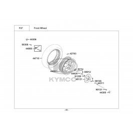 AGILITY 50F 4T E4-ΕΜΠΡΟΣΘΙΟΣ ΤΡΟΧΟΣ