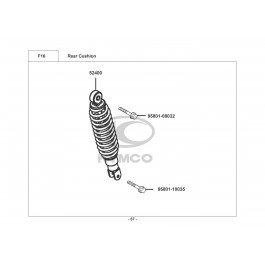 AGILITY 50F 4T E4-ΑΜΟΡΤΙΣΕΡ ΟΠΙΣΘΙΑ
