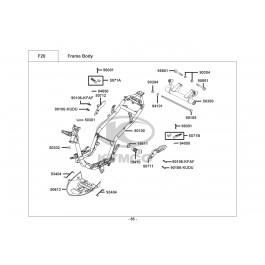 SUPER 8 50 4T (2014)-ΣΚΕΛΕΤΟΣ-ΒΑΣΗ ΚΙΝΗΤΗΡΑ