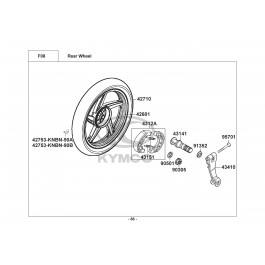 PEOPLE 50 E2-ΟΠΙΣΘΙΟΣ ΤΡΟΧΟΣ
