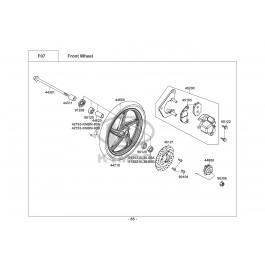 PEOPLE 125-ΕΜΠΡΟΣΘΙΟΣ ΤΡΟΧΟΣ