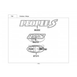 PEOPLE 125 S E3 DD-ΑΥΤΟΚΟΛΛΗΤΑ