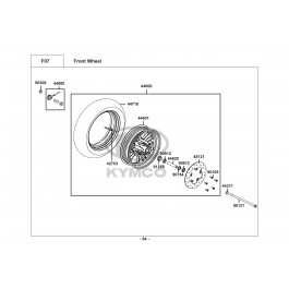 LIKE 200i-ΕΜΠΡΟΣΘΙΟΣ ΤΡΟΧΟΣ