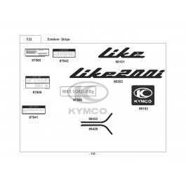 LIKE 200i-ΑΥΤΟΚΟΛΛΗΤΑ