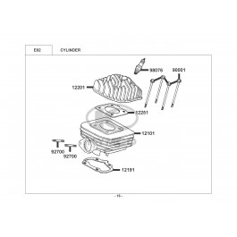 AGILITY 50 16''2T E2 2013-ΚΕΦΑΛΗ ΚΥΛΙΝΔΟΥ - ΚΥΛΙΝΔΡΟΣ