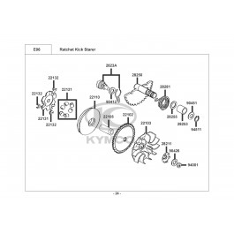 AGILITY 50 16''2T E2 2013-ΑΡΙΣΤΕΡΟ ΚΑΠΑΚΙ ΚΑΡΤΕΡ