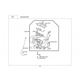 AGILITY 50 16''2T E2 2013-ΤΑΧΥΜΕΤΡΟ (ΚΟΝΤΕΡ)