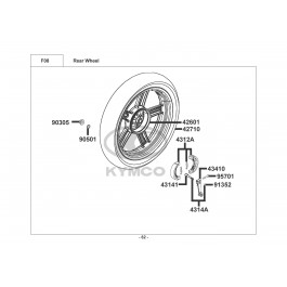 AGILITY 50 16''2T E2 2013-ΟΠΙΣΘΙΟΣ ΤΡΟΧΟΣ