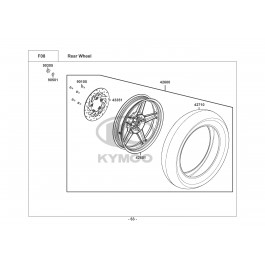 AGILITY 200i  16'' TOP CASE-ΟΠΙΣΘΙΟΣ ΤΡΟΧΟΣ
