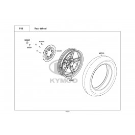AGILITY CITY 200i (2012)-ΟΠΙΣΘΙΟΣ ΤΡΟΧΟΣ