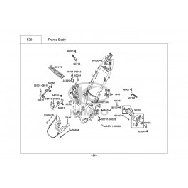 AGILITY 200i 16+ E3 2014-ΣΚΕΛΕΤΟΣ-ΒΑΣΗ ΚΙΝΗΤΗΡΑ